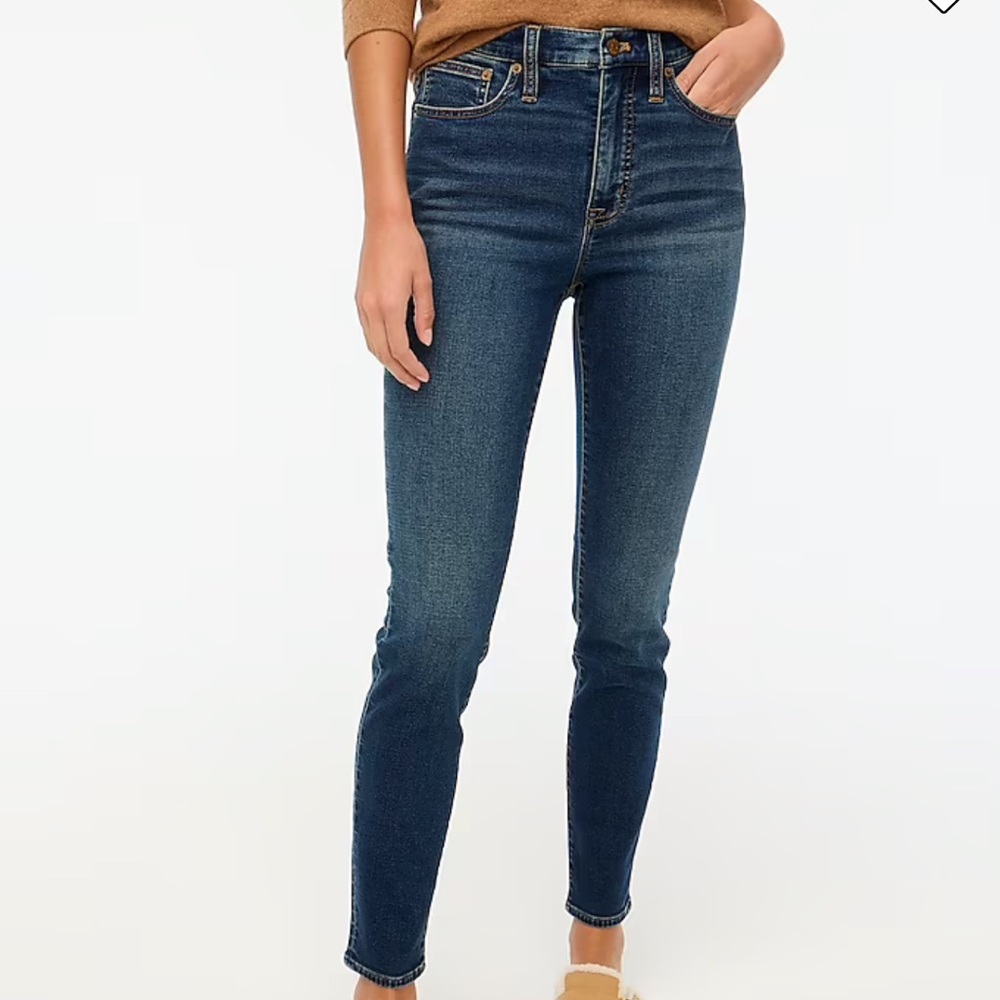 NWT J.Crew high rise super skinny stretch jeans $98 retail